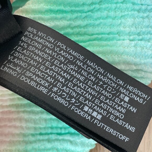 NEW Hurley Womens Small Rainbow Ombre Cheeky Scoop Bikini Bottom Swimwear - Picture 6 of 11